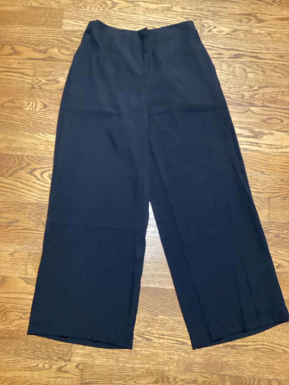 Davi & Dani pull on wide leg Palazzo Pants Black size Large